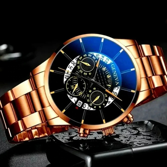 Men's Fashion  Cool Casual Business Analog Alloy Watch..NWT - Picture 1 of 4